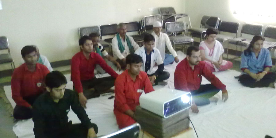 जून’2012 में तारिणी कैंसर अस्पताल, अलवर के लिए सिद्धयोग ध्यान शिविर का आयोजन किया गया।